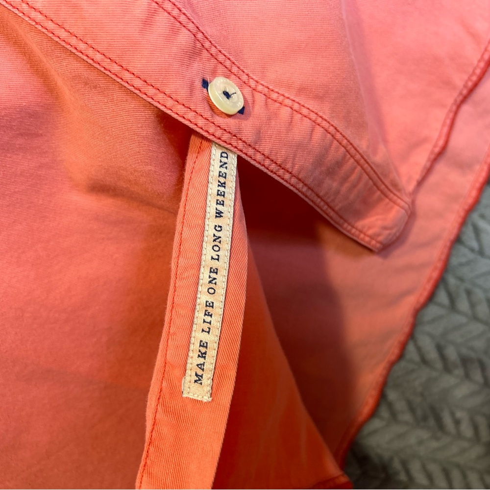 Tommy Bahama Men’s Shirt Long Sleeve Size XL Salmon, Button Down, Weekend Casual - Picture 5 of 12